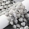 Natural Labradorite Beads Strands, Faceted Heart, with Seed Beads, 9x10x4mm, Hole: 1.2mm, about 16pcs/strand, 7.09''(18cm)