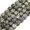 Natural Map Stone Beads Strands, Faceted, Cube, 6.5~7.5x6.5~7.5x6.5~7.5mm, Hole: 1.2mm, about 43~44pcs/strand, 15.35''~15.55''(39~39.5cm)