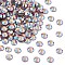 Preciosa® Crystal Hotfix Flatback Stones, Czech Crystal, Round(438 11 612 Chaton Rose VIVA 12 ®), 90350 200 Padparadscha AB, SS16(3.8~4mm)