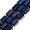 Natural Lapis Lazuli Dyed Beads Strands, Faceted, Column, 16x12mm, Hole: 1.5mm, about 21pcs/strand, 16.34''(41.5cm)