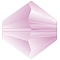 Preciosa® Crystal Beads, Czech Crystal, Bicone(451 69 302 Rondelle), 20020 840 Light Amethyst Matt, 6mm, Hole:1mm