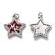 Латунные подвески с фианитами KK-B028-05P-A-2