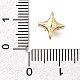 Латунные микропаве из прозрачного кубического циркония KK-U061-15B-G-3