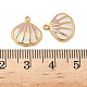 Подвески из нержавеющей стали 304 с эмалью STAS-U057-15G-B-3