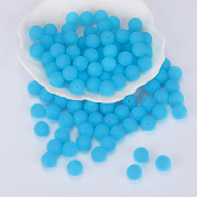 Круглые силиконовые фокусные бусины SI-JX0046A-21