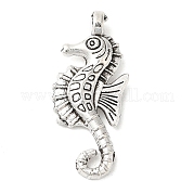 Тибетский стиль сплава Sea Horse подвески TIBEP-Q043-231-RS