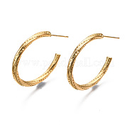 Серьги-кольца из латуни KK-S356-356-NF