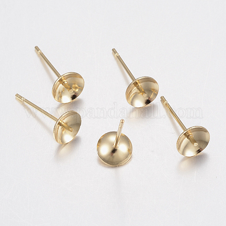 Фурнитура для сережек-гвоздиков из нержавеющей стали 304 STAS-H436-25-3mm-1
