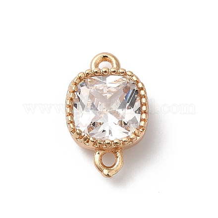 Подвески из латуни и прозрачного стекла KK-C062-102G-1
