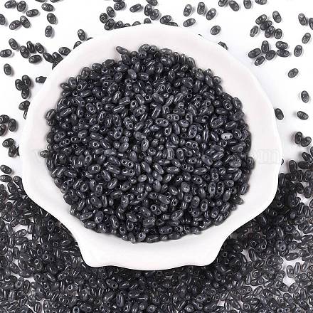 Стеклянные бусины с имитацией нефрита SEED-T006-01A-1
