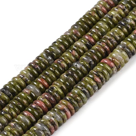 Природные Unakite бисер нитей G-Q159-B15-01-1