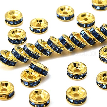 Латунь марки А горный хрусталь Spacer бисер RSB036NF-14G-1