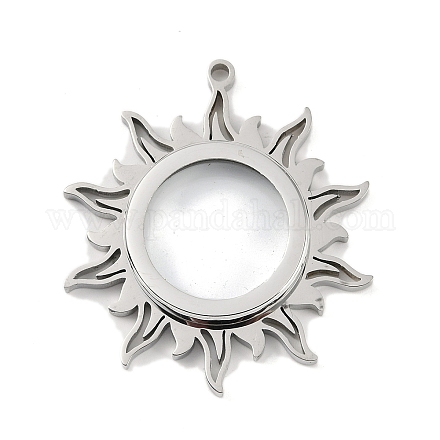 Подвески-медальоны из нержавеющей стали 304 STAS-S132-08P-01-1