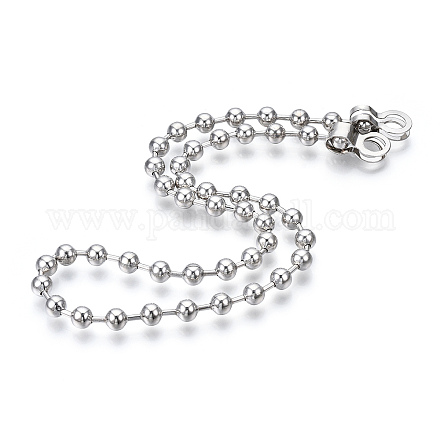 Железные круглые шариковые цепи с бусинками MAK-N034-006A-P-1