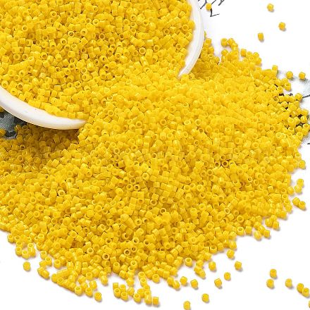Непрозрачные цветные стеклянные бусины SEED-H003-05C-1