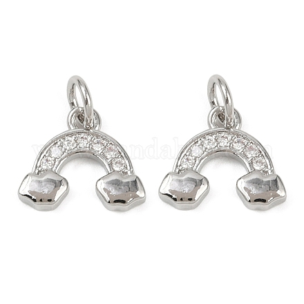 Латунные микро проложить кубического циркония подвески KK-L231-01P-01-1