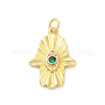 Латунные микро проложить кубического циркония подвески KK-D325-50G-1