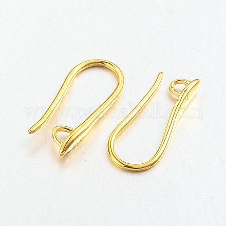 Латунь серьги крючки для серег конструкций KK-M142-02G-RS-1