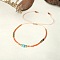 Bohemian Style Handmade Braided Friendship Bracelet for Women, Mixed Color, 0.1cm