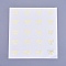Thank You Stickers, Thanksgiving  Sealing Stickers, Label Paster Picture Stickers, for Gift Packaging, Heart with Word Thank You, Clear, 28x32mm