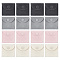 NBEADS 20 Pcs Velvet Jewelry Bags, 2.75x2.75 inch 4 Colors Jewelry Gift Pouches with Snap Button Velvet Jewelry Storage Bags Luxury Gift Bag for Mother's Day Gift and Jewelry Necklace Bracelet Packing