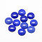 Natural White Jade Cabochons, Dyed, Half Round/Dome, Royal Blue, 12x5mm