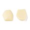 Opaque Acrylic Cabochons, Irregular Hexagon, PeachPuff, 25.5x19.5x5.5mm, about 253pcs/500g