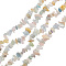 1 Strand Natural Morganite Beads Strands, Chip, 5~15x5~10x2~7mm, Hole: 1mm, about  245~270pcs/Strand, 33.07~33.85 inch(84~86cm)