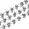 Tarnish Resistant 304 Stainless Steel Link Chains, with Spool, Unwelded, Stainless Steel Color, 11.5x5.8x1.1mm, about 16.4 Feet(5m)/roll