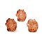 Glass Beads, Fox, Sienna, 20x19x15mm, Hole: 1.2mm
