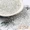 Baking Glass Seed Beads, Peanut, Clear, 5.5~6x3~3.5x3mm, Hole: 1~1.2mm, about 4000pcs/pound