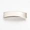 Tarnish Resistant 201 Stainless Steel Slide Charms, Polished, Rectangle, Stainless Steel Color, 41x12x4.5mm, Hole: 10x3mm