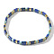 Vintage Ethnic Style Glass Seed Beads Stretch Bracelets for Women, Rectangle, Mixed Color, Inner Diameter: 6-1/4 inch(16cm)~6-1/2 inch(16.5cm)