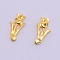 Alloy Cabochons, UV Resin Filling Materilal, Cadmium Free & Lead Free, Tulip, Golden, 10x5x1.2mm