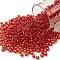 TOHO Round Seed Beads, Japanese Seed Beads, (25) Silver Lined Light Siam Ruby, 8/0, 3mm, Hole: 1mm, about 222pcs/10g