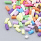 Handmade Polymer Clay Sprinkle Beads, Fake Food Craft, No Hole, Mixed Color, 2.5~12.5x1.5mm