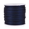 Nylon Cord, Satin Rattail Cord, for Beading Jewelry Making, Chinese Knotting, Royal Blue, 1.5mm, about 16.4 yards(15m)/roll
