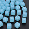 Imitation Jelly Acrylic Beads, Cube, Light Sky Blue, 11.5x11x11mm, Hole: 2.5mm, about 528pcs/500g