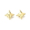 Brass Beads, Star, Lead Free & Cadmium Free, Lasting Plated, Real 18K Gold Plated, 7x7x3mm, Hole: 1.1mm