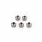 Non-Tarnish 201 Stainless Steel Beads, Column, Cadmium Free & Nickel Free & Lead Free, Rondelle, Stainless Steel Color, 4x3.5mm, Hole: 1.6mm