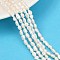 Natural Cultured Freshwater Pearl Beads Strands, Two Sides Polished, Grade 3A+, Linen, 4~4.5mm, Hole: 0.5mm, about 62~64pcs/strand, 13.27~14.02''(33.7~35.6cm)