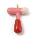 Латунь эмаль подвески KK-E093-03G-T-1