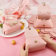Складные подарочные пакеты для конфет из искусственной кожи ABAG-WH0032-61B-3