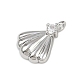 Подвески из латуни с прозрачным фианитом KK-L238-31P-2