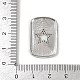 Латунные микро проложить кубического циркония подвески KK-M322-29P-3