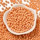 Выпечка расписных стеклянных бусин SEED-C004-01F-2
