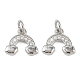 Латунные микро проложить кубического циркония подвески KK-L231-01P-01-1
