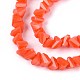Непрозрачное стекло бисер нитей GLAA-N019-4mm-14-4