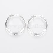 Серьги-кольца из нержавеющей стали 304 EJEW-H332-08S