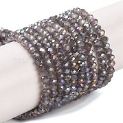 Запекание гальванических нитей стеклянных бусин DGLA-A039-J4mm-B06